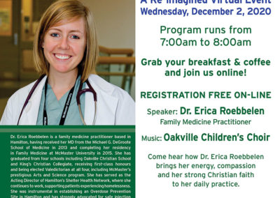Oakville Prayer Breakfast Poster 2020